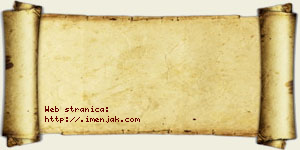 Valentina Panić vizit kartica